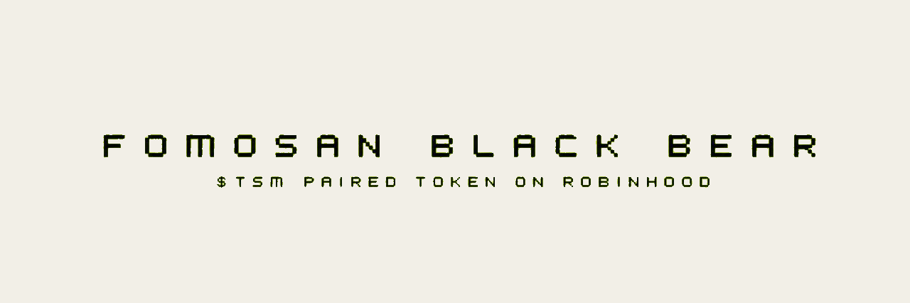 FOMOSAN BLACK BEAR